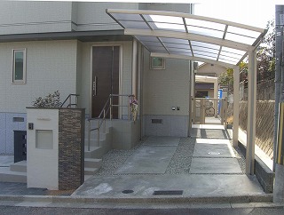 奈良市　U様邸　新築外構工事 イメージ画像
