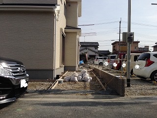 奈良市　T邸　カーポート　テラス設置工事 Before画像