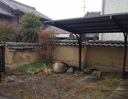 奈良市　N邸　ブロック塀　リフォーム Before画像
