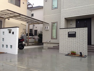 桜井市　Ｋ邸　新築外構工事 イメージ画像