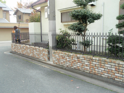 奈良市　Y邸　駐車場拡張工事　サイクルポート Before画像