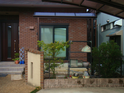 奈良市　S邸　リフォーム外構工事　テラス　土間工事 イメージ画像