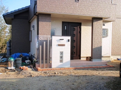 綴喜郡　Ｆ邸　新築外構工事　シンプル　オープン イメージ画像
