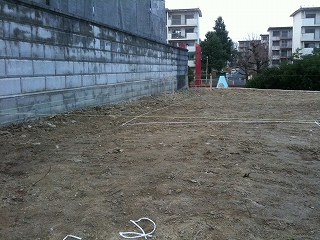 奈良市　K邸　新築外構工事 Before画像