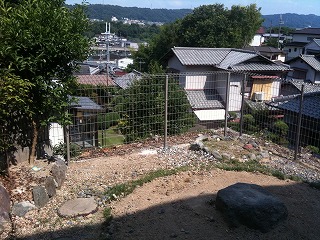 生駒市　Ｕ邸　目隠しフェンス工事 イメージ画像