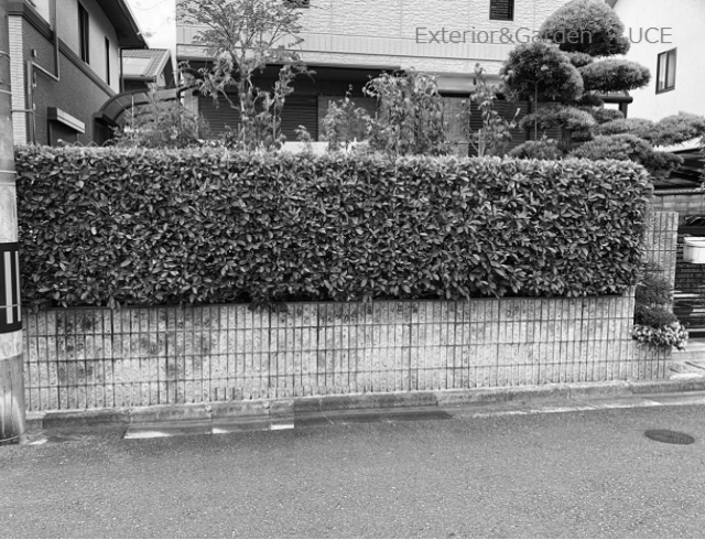 奈良市　S様邸　フェンス・サイクルポート設置工事 Before画像