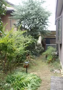 生駒市　K邸　庭リフォーム工事　ガーデン　アンティークレンガ　乱石のサムネイル