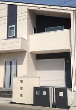 天理市　Ｏ邸　新築外構工事　カーポート　ガラスブロックのサムネイル