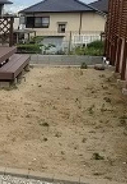 奈良市　I邸　ガーデン工事　人工芝　立水栓のサムネイル