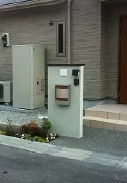 奈良市　Y邸　新築外構工事　カーポート　目隠しフェンスのサムネイル