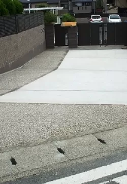 京都市西京区　Ｙ邸　リフォーム外構　伸縮門扉のサムネイル