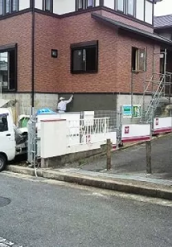 生駒市　Ｓ邸　新築外構工事　タイルテラスのサムネイル